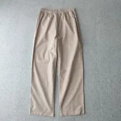 old unknown パジャマパンツ ベージュ チェック