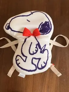 スヌーピー ボディバッグ 赤いリボン付き