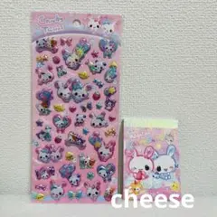 《新品》キャンディツインズ　めちゃキラシール　ミニメモ　２点セット
