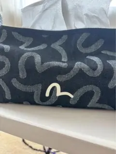 EVISU シーガルジャカードデニムティッシュケース