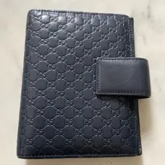 GUCCIネイビー手帳