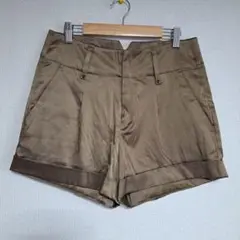 nano universe Ground Floor 光沢ショートパンツ M