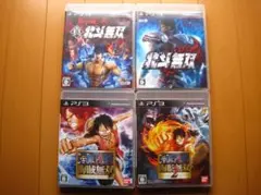 ＰＳ３ソフト４枚セット　真・北斗無双 他