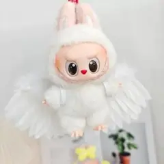 labubu ラブブ 天使の羽 羽毛 ぬいぐるみ