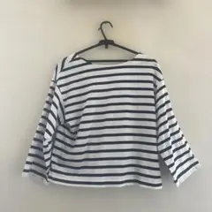 ⭐️ストライプ柄長袖トップス⭐️大人気⭐️ホワイト⭐️可愛い⭐️