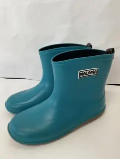 MALAMA 　21㎝　レインブーツ　長靴雨青系 ゴム製