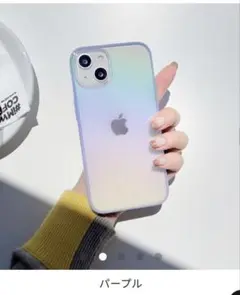 iPhone13ケース クリアオーロラ