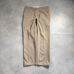 古着 90s ラルフローレン チノパンツ ワイド ノータック ベージュ ドミニカ