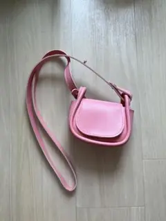ピンク ショルダーバッグ 合成皮革