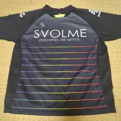 SVOLME ストライプデザイン 半袖ウェア