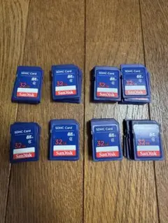 37点セット！！ SanDisk 32GB SDHCカード Class4