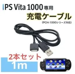 PSVITA 充電器 PSVITA(PCH-1000） 2本セット 1.0M