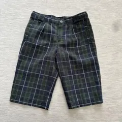 COMME CA ISM チェック柄 ハーフパンツ