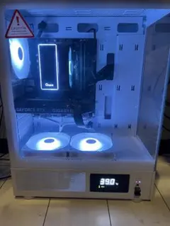 白いゲーミングPC i3-12100F　RTX3060(8GB) nvme