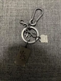 【早い者勝ち】美品【アニエスベー】キーリング 箱付き 黒にシルバー 希少 agnes b. アニエスベー b キーホルダー キーリング ショップ