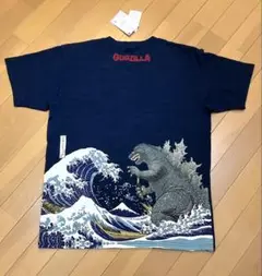新品保管品　Tシャツ ゴジラ GODZILLA 富嶽 富岳三十六景　XL