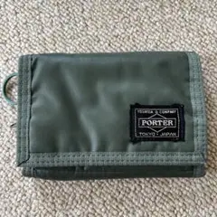 PORTER 三つ折り財布 オリーブグリーン