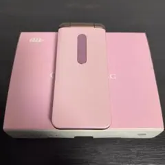 美品 SIMフリー GRATINA 4G KYF31 ピンク ガラホ かけ放題可