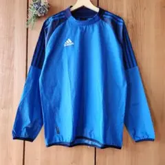 【adidas 】ピステ ウィンドブレーカー Mサイズ 青 メンズ　大きめ