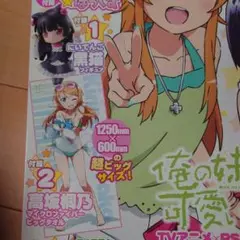 激レア　俺の妹がこんな可愛いわけがない　黒猫　ビッグタオル　140×80 水着 俺の妹がこんなに可愛いわけがない。] 描き下ろし B2