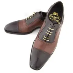 伊製 HARRIS ハリス Sチップ ドレスシューズ 42 26.5相当