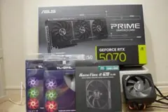 新品・未使用・未開封！ ASUS RTX5070 PRIME + 色々セット