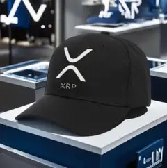 XRP リップル　帽子　ブラック カジュアル スポーツ　ファッション