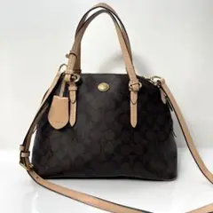 COACH 2way ショルダーバッグ ペイトン ドーム型 PVC 26184