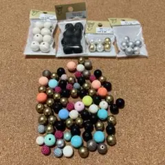 カラフルビーズセット さまざまなデザイン