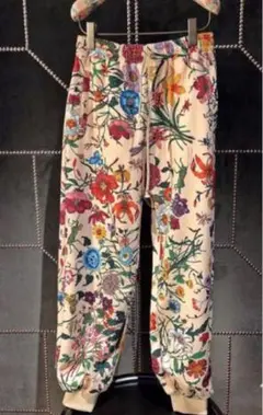 GUCCI フローラジャージパンツ