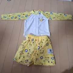 モンポケピカチュウラッシュガードスイムパンツ 上下セット 80