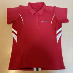 Babolat レッド ポロシャツ oサイズ　テニスウェア