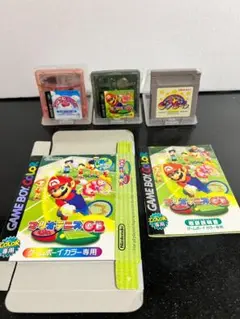 ゲームボーイカラー用のカービィとマリオ