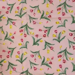 花柄綿生地 ピンク110cmx78cm130cm×45cm 8月31日まで販売