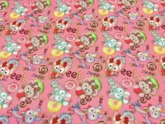 ダッフィー♥ステラルー♥リーナベル♥はぎれ♥約50✖️140♥ポリコットン