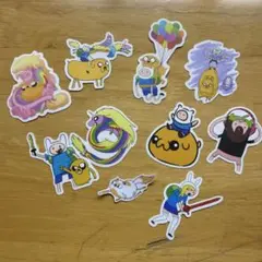 アドベンチャータイムステッカー 10枚セット