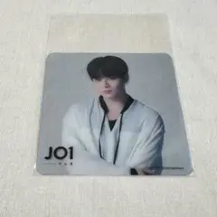 JO1でんき 特典コースター 鶴房汐恩