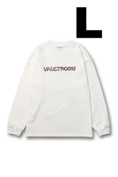 vault room CABLE LOGO BIG L/S TEE / WHT