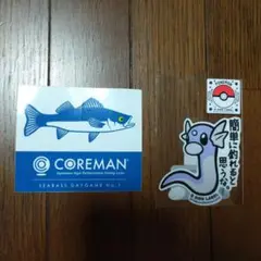 釣り フィッシング ステッカー シール コアマン エギング アジング