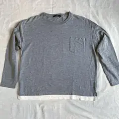SHISKY 長袖　カットソー 150センチ ロンT 重ね着風