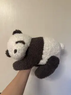 ジェラートピケ ティッシュケース パンダ