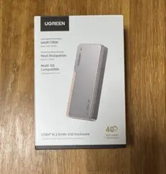 UGREEN M.2 SSD 外付けケース 【USB4 40Gbps】