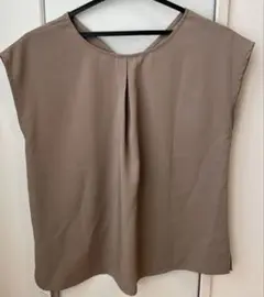ノースリーブ Vネック ブラウス M