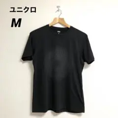 ユニクロ ドライ リフレクティブ プリント Tシャツ ブラック Mサイズ