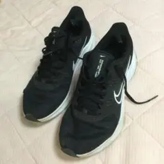 ［訳あり］Nike Downshifter ブラックシューズ27.5cmほつれ有