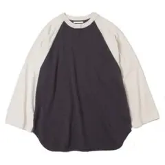 blurhms C/Silk Nep Baseball Raglan Tee