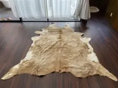 牛毛付き革 カウラグ カウハイド