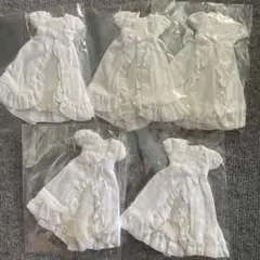 ホワイトドール服 5点セット コットン