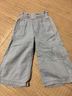 ライトブルー ワイドパンツ サイズ110