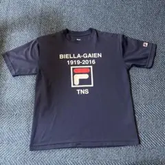 FILA ネイビー Tシャツ BIALLA-GAIEN 1919-2016